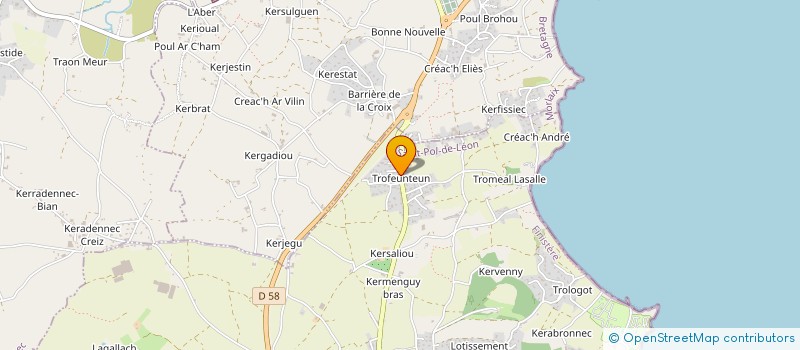 localisation de l'entreprise SCI PICARD MAZE  SAINT-POL-DE-LEON