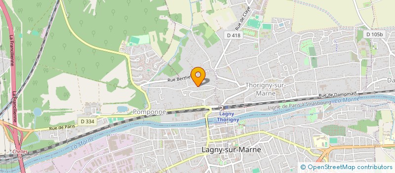 localisation de l'entreprise SCI PICARD ONE à POMPONNE
