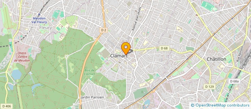 localisation de l'entreprise SCI PICARDAT-OLIVIERO  CLAMART