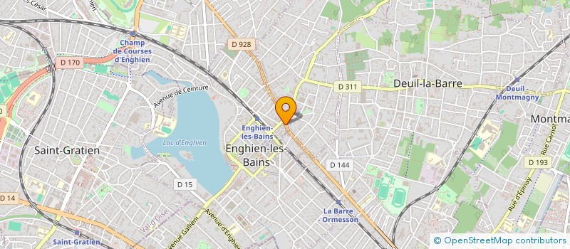 localisation de l'entreprise SCI PICARDE à ENGHIEN-LES-BAINS