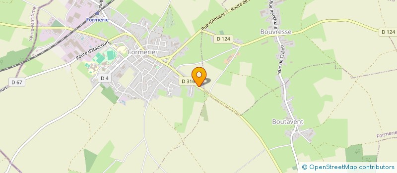 localisation de l'entreprise SCI PICARDE  FORMERIE