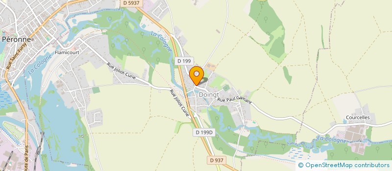 localisation de l'entreprise SCI PICARDE CCP  DOINGT