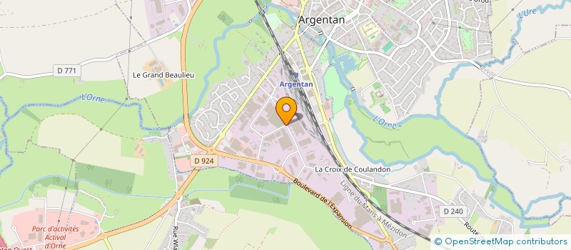 localisation de l'entreprise SCI PICARDIE  ARGENTAN