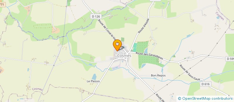 localisation de l'entreprise SCI PICARDIE  COSMES