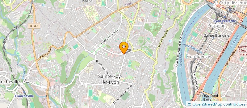 localisation de l'entreprise SCI PICARHONE  SAINTE-FOY-LES-LYON