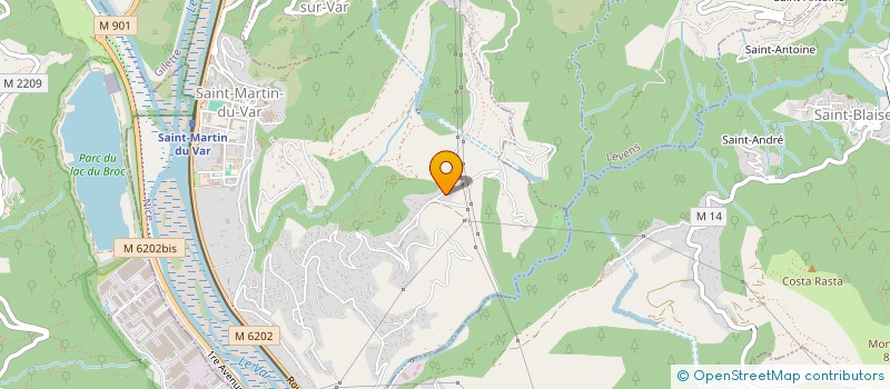 localisation de l'entreprise SCI PICARO  SAINT-MARTIN-DU-VAR