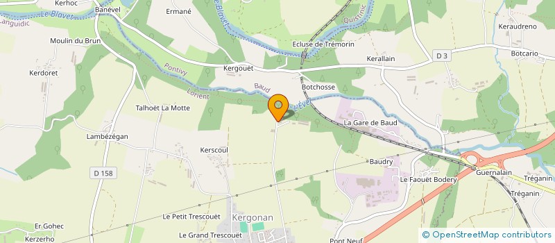 localisation de l'entreprise SCI PICAS  LANGUIDIC