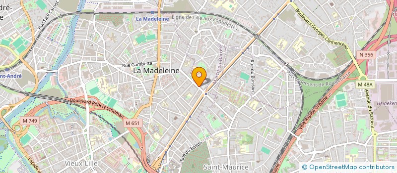 localisation de l'entreprise SCI PICASILOU IMMO à LA MADELEINE