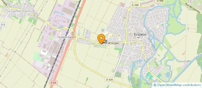 localisation de l'entreprise SCI PICASSO  ERSTEIN