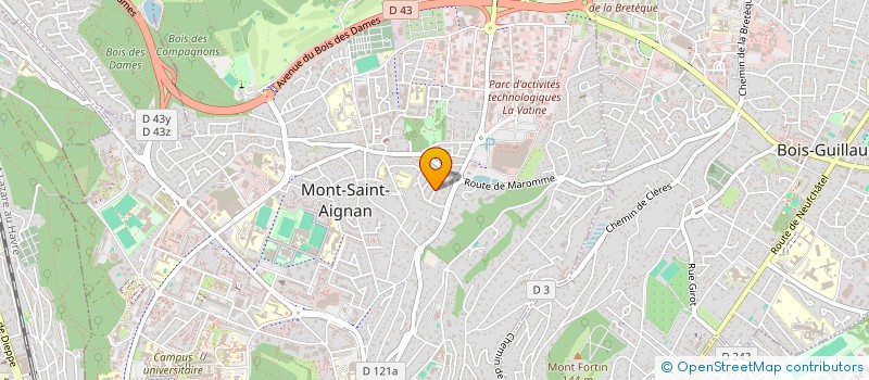 localisation de l'entreprise SCI PICASSO  MONT-SAINT-AIGNAN