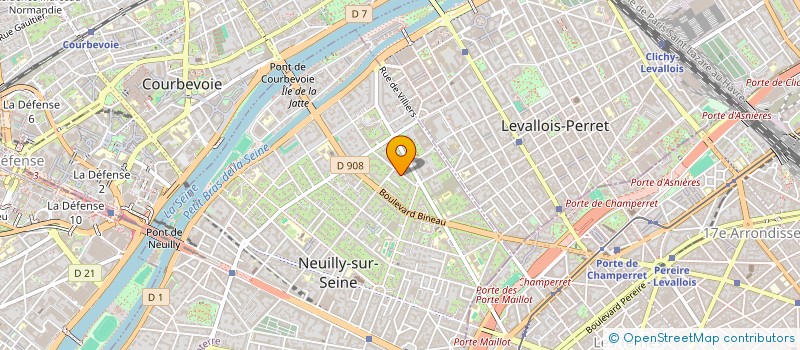 localisation de l'entreprise SCI PICASSO CREME à NEUILLY-SUR-SEINE