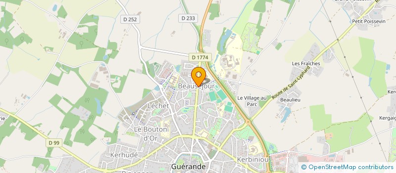 localisation de l'entreprise SCI PICAUD  GUERANDE