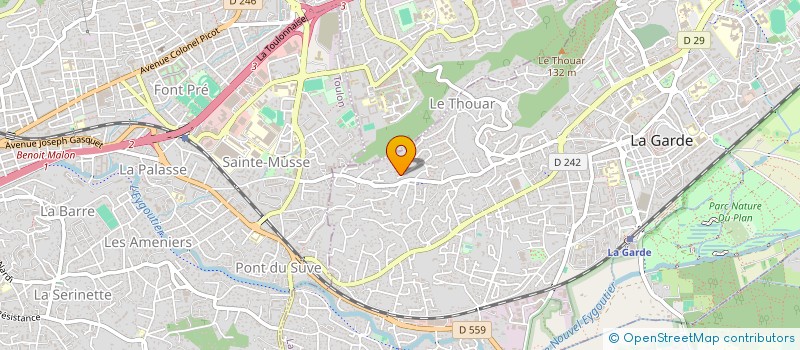 localisation de l'entreprise SCI PICAUD ROY VEDRUMES  LA GARDE