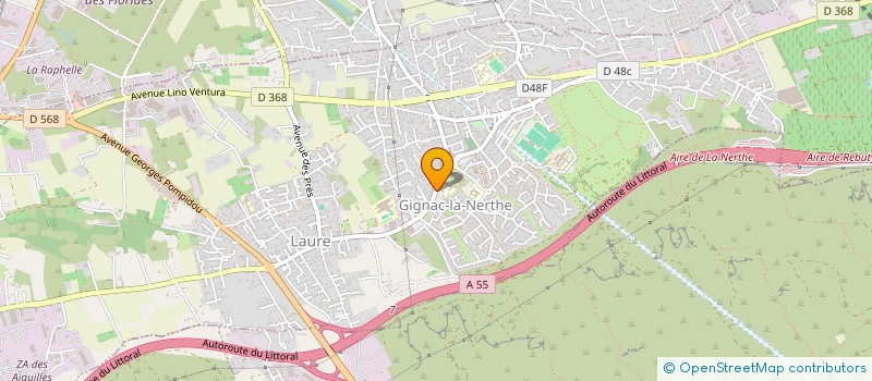 localisation de l'entreprise SCI PICAZO à GIGNAC-LA-NERTHE