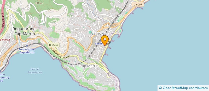 localisation de l'entreprise SCI PICCADILLY  ROQUEBRUNE-CAP-MARTIN