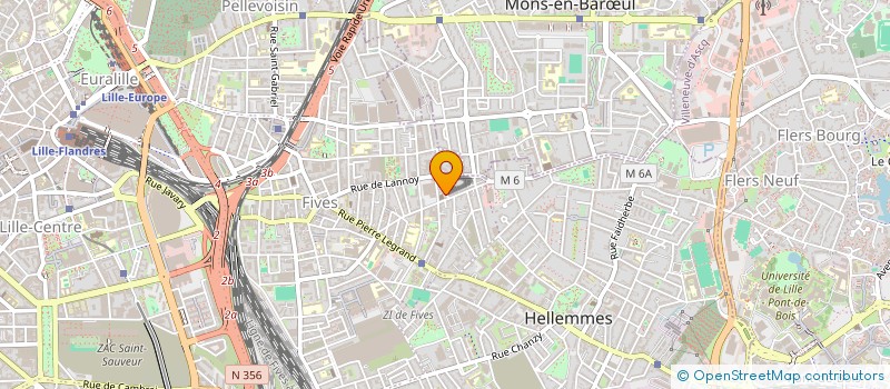 localisation de l'entreprise SCI PICHA à LILLE