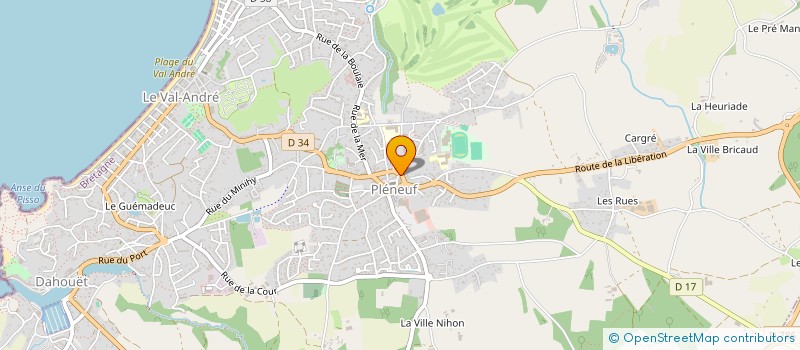 localisation de l'entreprise SCI PICHARD  PLENEUF-VAL-ANDRE