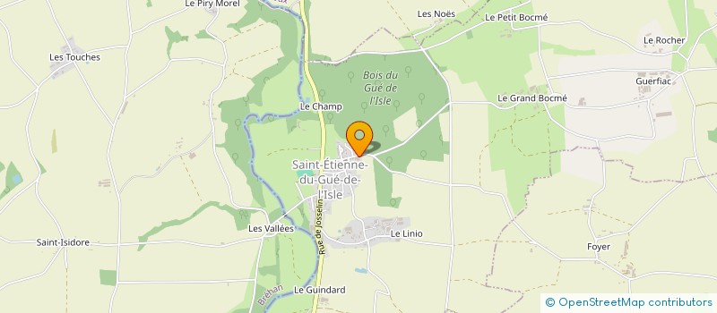 localisation de l'entreprise SCI PICHARD CONNAN  SAINT-ETIENNE-DU-GUE-DE-L'ISLE