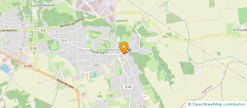 localisation de l'entreprise SCI PICHAT à REYRIEUX