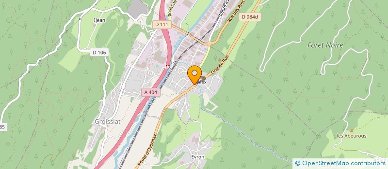 localisation de l'entreprise SCI PICHOD à GROISSIAT