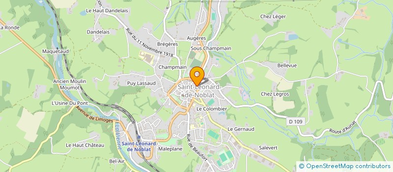 localisation de l'entreprise SCI PICHON à SAINT-LEONARD-DE-NOBLAT