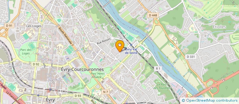 localisation de l'entreprise SCI PICHON à EVRY-COURCOURONNES