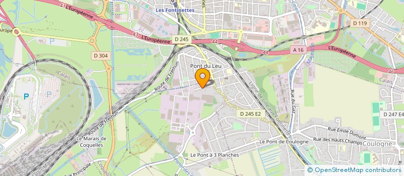 localisation de l'entreprise SCI PICHON  COQUELLES