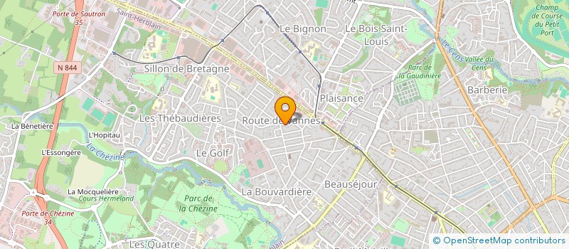 localisation de l'entreprise SCI PICHON-CHAMBRETTE  SAINT-HERBLAIN