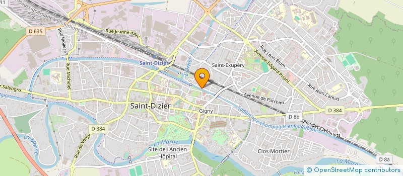 localisation de l'entreprise SCI PICHON ET FILS à SAINT-DIZIER