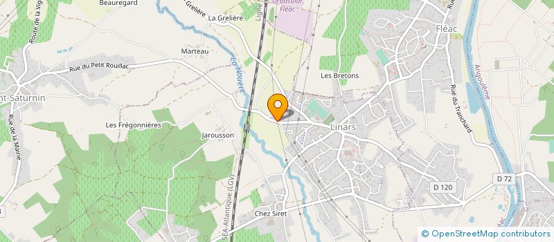 localisation de l'entreprise SCI PICHON HABITAT à LINARS
