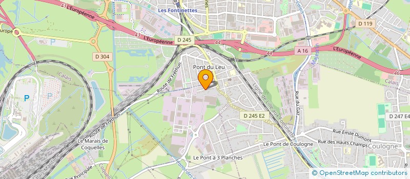 localisation de l'entreprise SCI PICHON II  COQUELLES