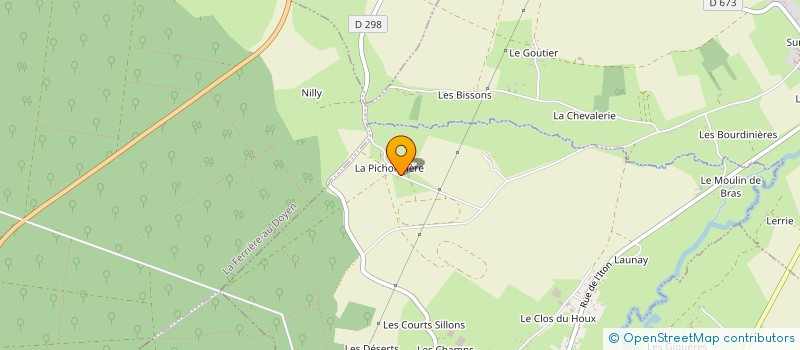 localisation de l'entreprise SCI PICHONNIERE à BONNEFOI