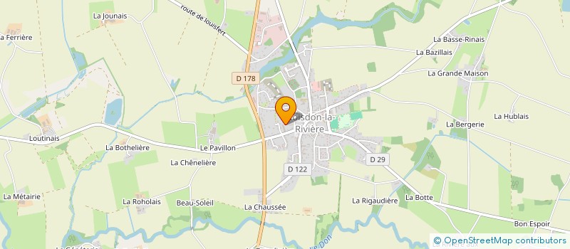 localisation de l'entreprise SCI PICHOT  MOISDON-LA-RIVIERE