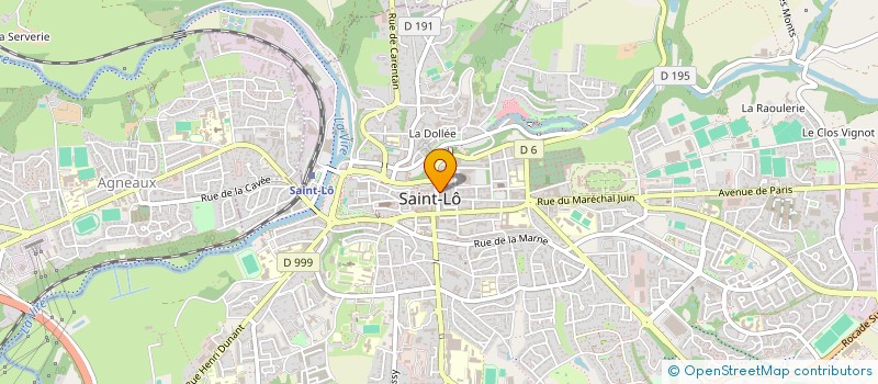 localisation de l'entreprise SCI PICHOU  SAINT-LO