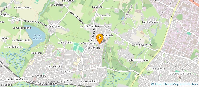 localisation de l'entreprise SCI PICHOULI  COUERON