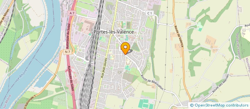 localisation de l'entreprise SCI PICLARET  PORTES-LES-VALENCE