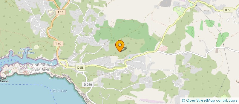 localisation de l'entreprise SCI PICO à BONIFACIO