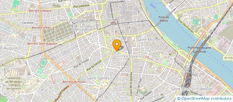 localisation de l'entreprise SCI PICOGA INVEST  BORDEAUX