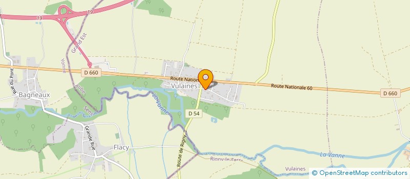 localisation de l'entreprise SCI PICORON-DUMOULIN  VULAINES