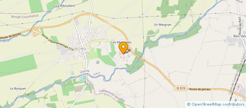 localisation de l'entreprise SCI PICOT DENIS  JARCIEU