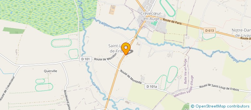 localisation de l'entreprise SCI PICOT PATRICIA  MEZIDON VALLEE D'AUGE