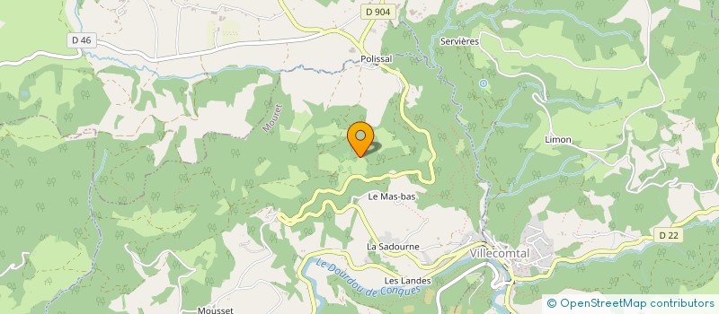 localisation de l'entreprise SCI PICOU  CLAIRVAUX D'AVEYRON