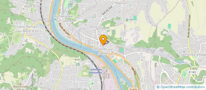 localisation de l'entreprise SCI PICPUS  FONTAINES-SUR-SAONE