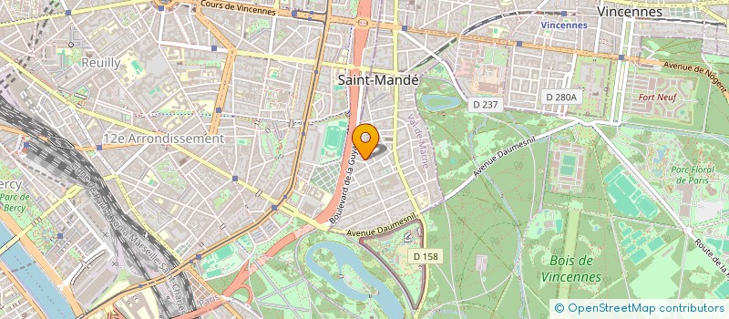 localisation de l'entreprise SCI PICPUS 79 à SAINT-MANDE