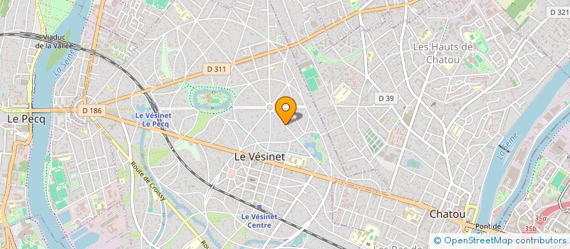 localisation de l'entreprise SCI PICPUS INVEST  LE VESINET