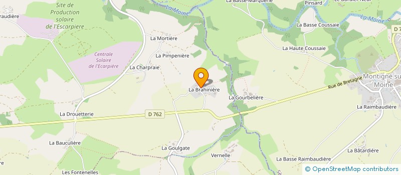 localisation de l'entreprise SCI PICRAP  GETIGNE