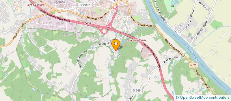 localisation de l'entreprise SCI PICS DES PYRENEES  LE PASSAGE