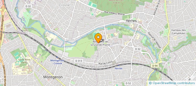 localisation de l'entreprise SCI PICSIM INVEST  YERRES