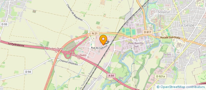 localisation de l'entreprise SCI PICSO  IBOS