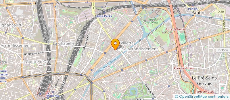 localisation de l'entreprise SCI PICSOU  PARIS